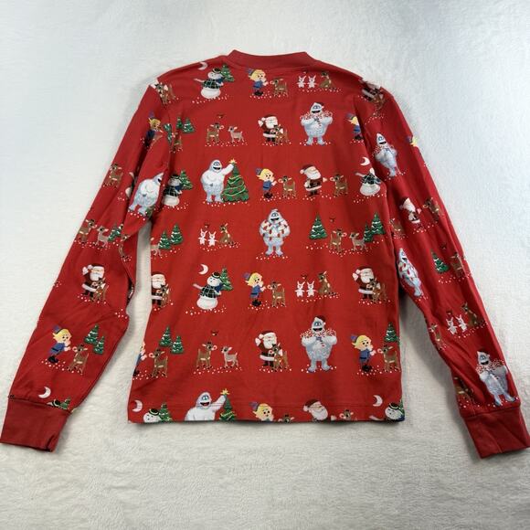 Pottery Barn Adult S Rudolph Adult Organic Pajama Set 2 Piece Christmas Holiday - Picture 8 of 15